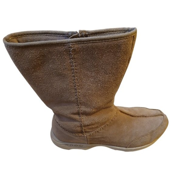 ESTRAVELRITE Mid-Calf Camel Suede Boots EUC - Picture 9 of 11